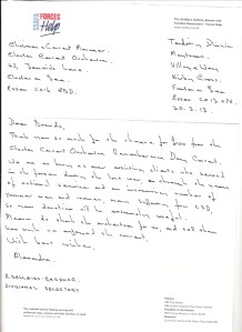 SSAFA_Clacton_letter